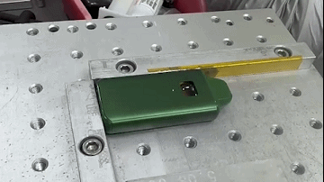 Laser etching process showcase